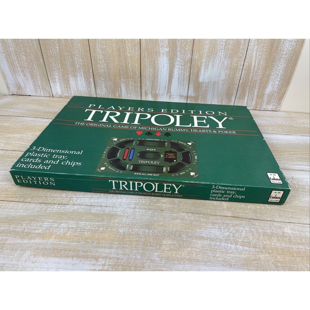 Tripoley Players Edition Board Game - Cadaco #300 1989 Vintage - Picture 6 of 10